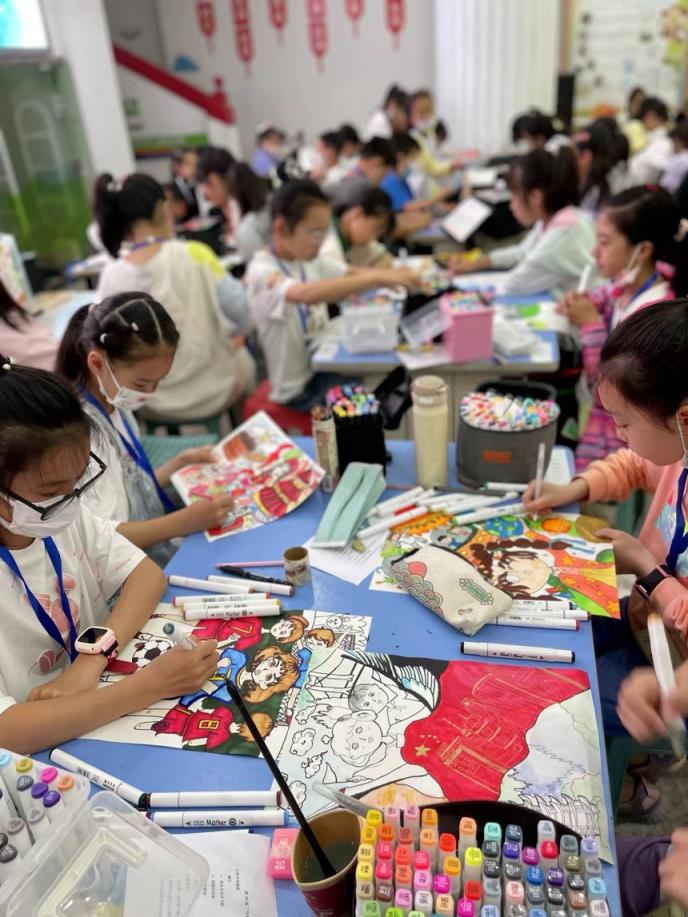 公共 | 湖北武汉：少年儿童挥毫泼墨学“马良”
